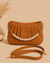 Pearl Chain Satchel Bag - Nishat Creative Store