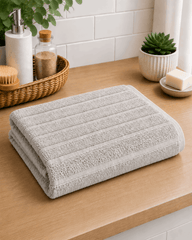 Premium Cotton Stripe Bath Towel - Nishat Creative Store