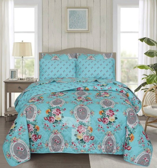 Quilted Comforter Set 6 Pcs Design 1029 - Nishat Creative Store