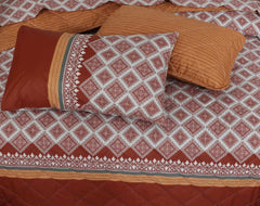 Quilted Comforter Set 6 Pcs Design 968 - Nishat Creative Store