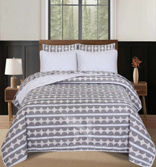 Quilted Comforter Set 6 Pcs Design 969 - Nishat Creative Store