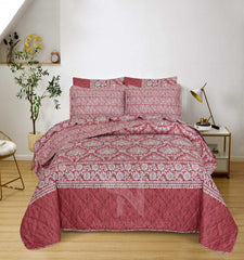 Quilted Comforter Set 6 Pcs Design 976 - Nishat Creative Store