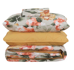 Quilted Comforter Set 6 Pcs Design 989 - Nishat Creative Store