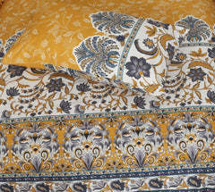 Single Bed Sheet Design 754 - Nishat Creative Store