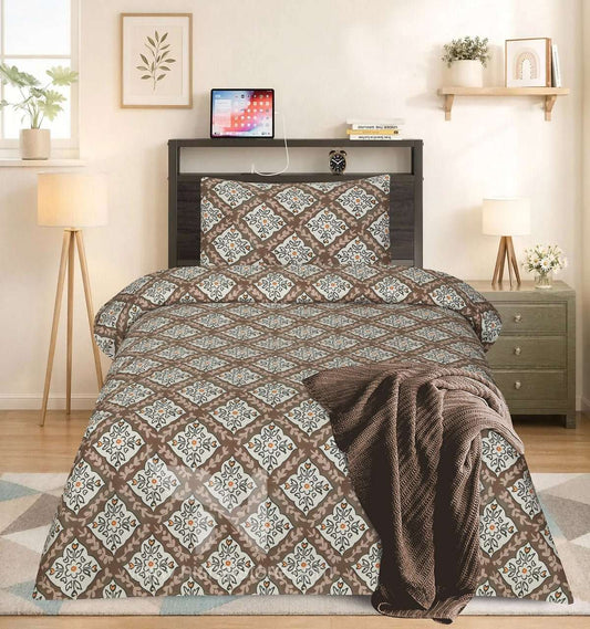 Single Bed Sheet Design 855 - Nishat Creative Store