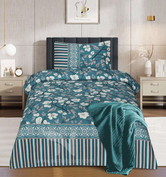 Single Bed Sheet Design 863 - Nishat Creative Store