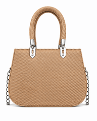 Skyway Woven Texture Top Handle Satchel Bag - Nishat Creative Store
