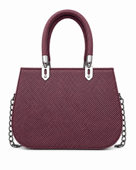 Skyway Woven Texture Top Handle Satchel Bag - Nishat Creative Store