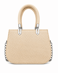 Skyway Woven Texture Top Handle Satchel Bag - Nishat Creative Store
