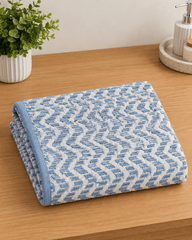 Chevron Pattern Bath Towel
