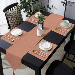Waffle Cotton Table Runner Set NC 129 - Nishat Creative Store