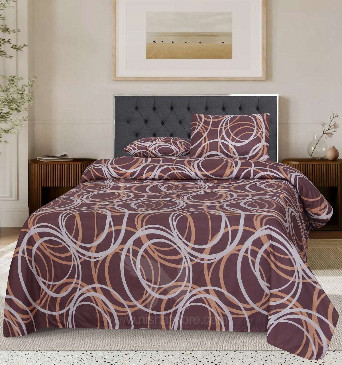 Double Bed Sheet Design NC-M 7268