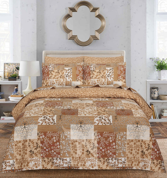 Floral  Quilt Cover 6 Pcs Design #249