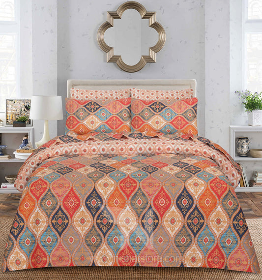 Floral  Quilt Cover 6 Pcs Design #259