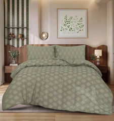 Motif Jacquard Quilt Cover 3 Pcs #273