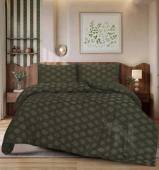 Motif Jacquard Quilt Cover 3 Pcs #275