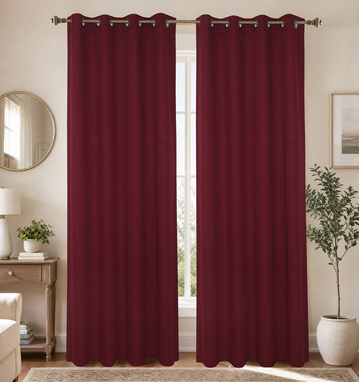Pack of 2 Curtain Design  098