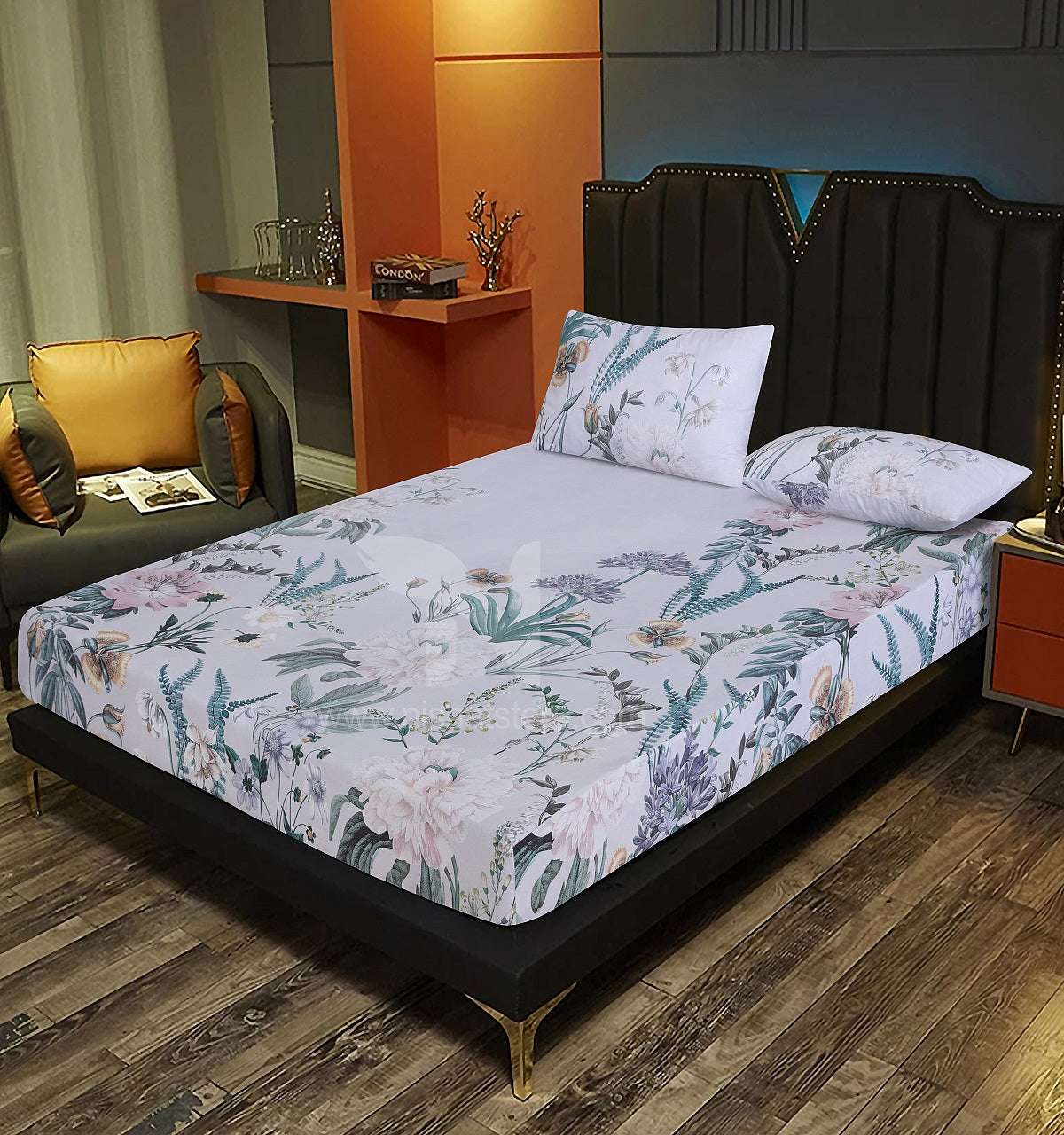 Fitted Double Bed Sheet DS# 277