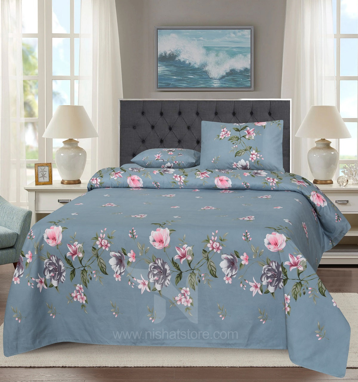 Double Bed Sheet Design NC-C 7396