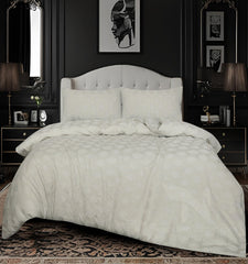 Motif Jacquard Quilt Cover 3 Pcs #268