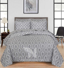 Quilted Comforter Set 6 Pcs Design 1003