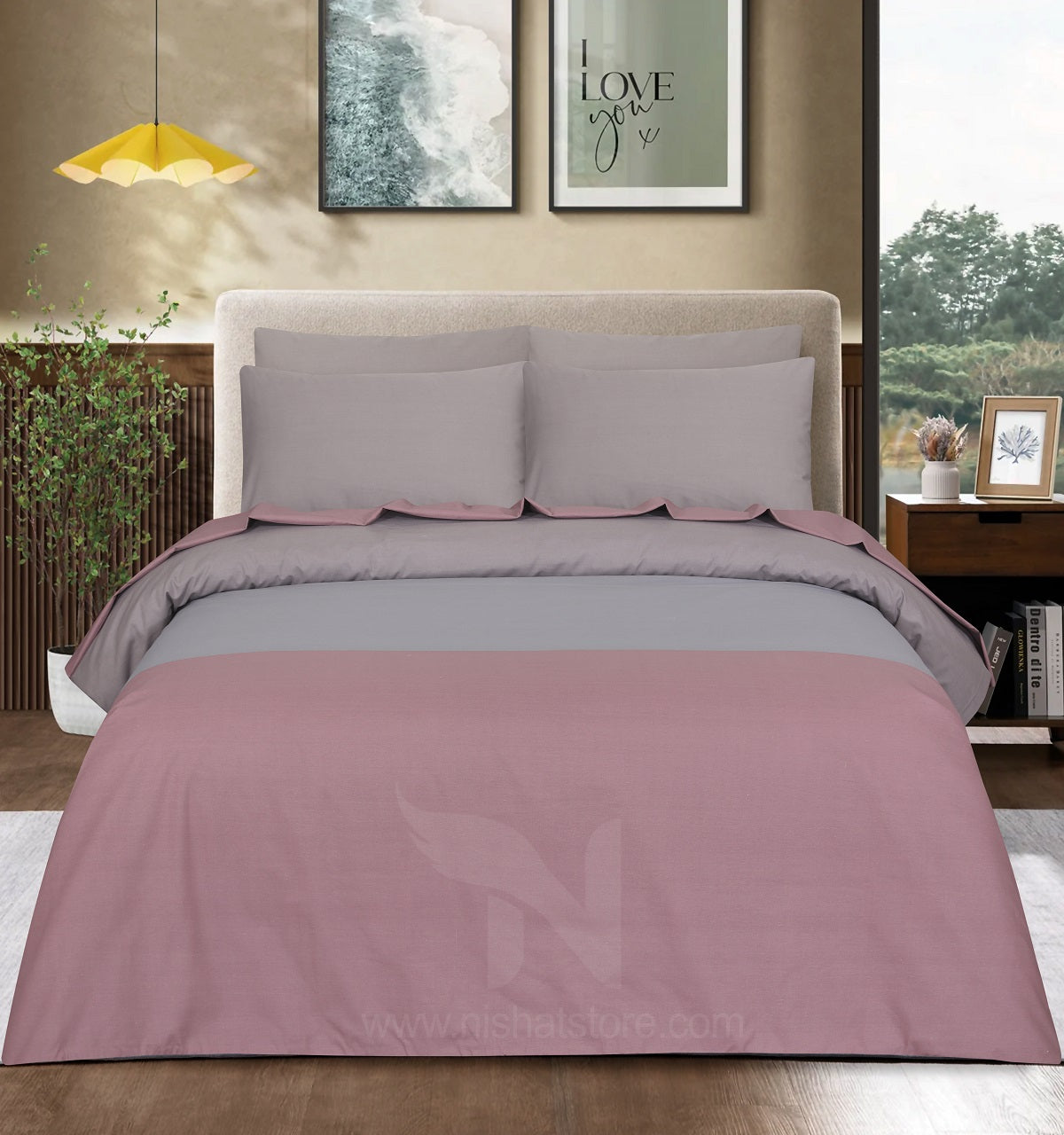 6 Pcs Muti Stripe Quilt Cover Design #232