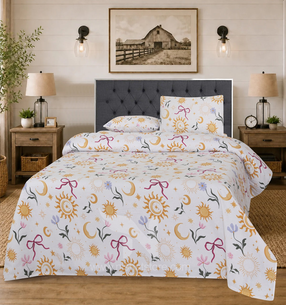 Double Bed Sheet Design NC-C 7425