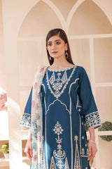 3 Piece – Embroidered Cotton Suit  20 - Nishat Creative Store