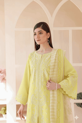 3 Piece – Embroidered Cotton Suit  37 - Nishat Creative Store