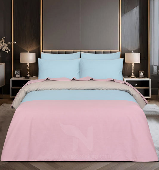 6 Pcs Muti Strip Quilt Cover Design #229