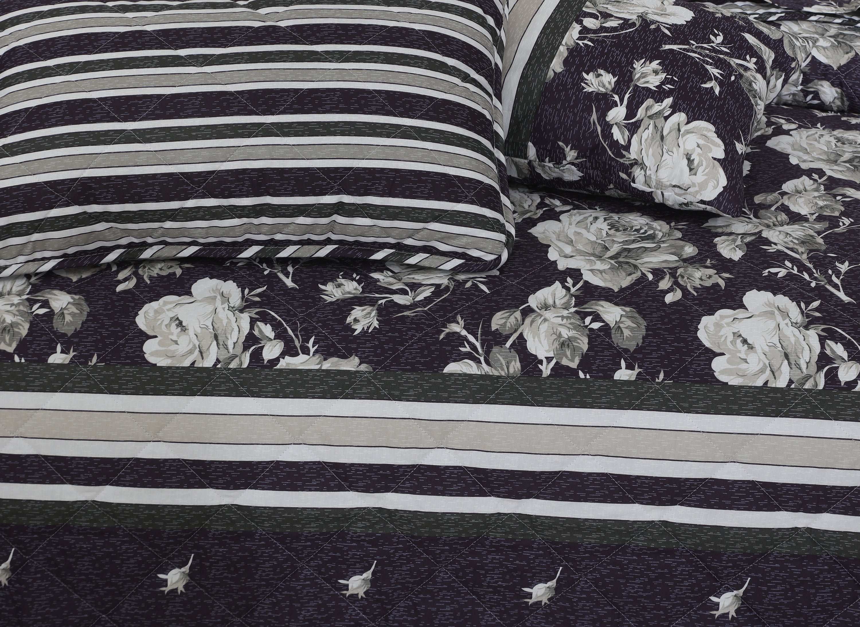 Quilted Comforter Set 6 Pcs Design 946