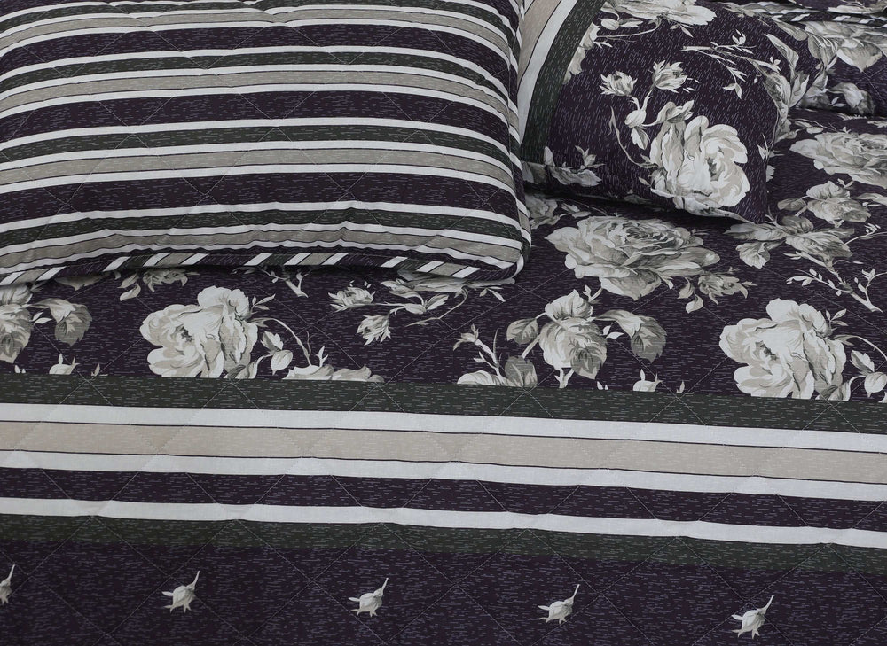 Quilted Comforter Set 6 Pcs Design 946