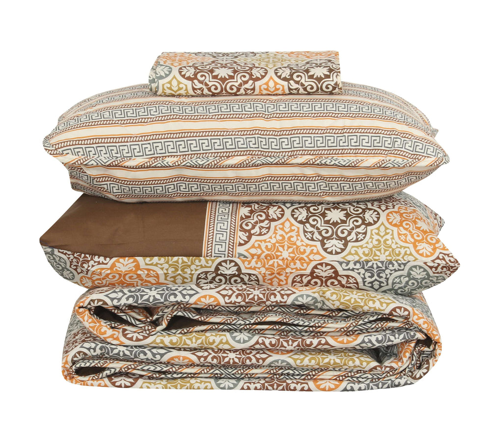 Quilted Comforter Set 6 Pcs Design 1001