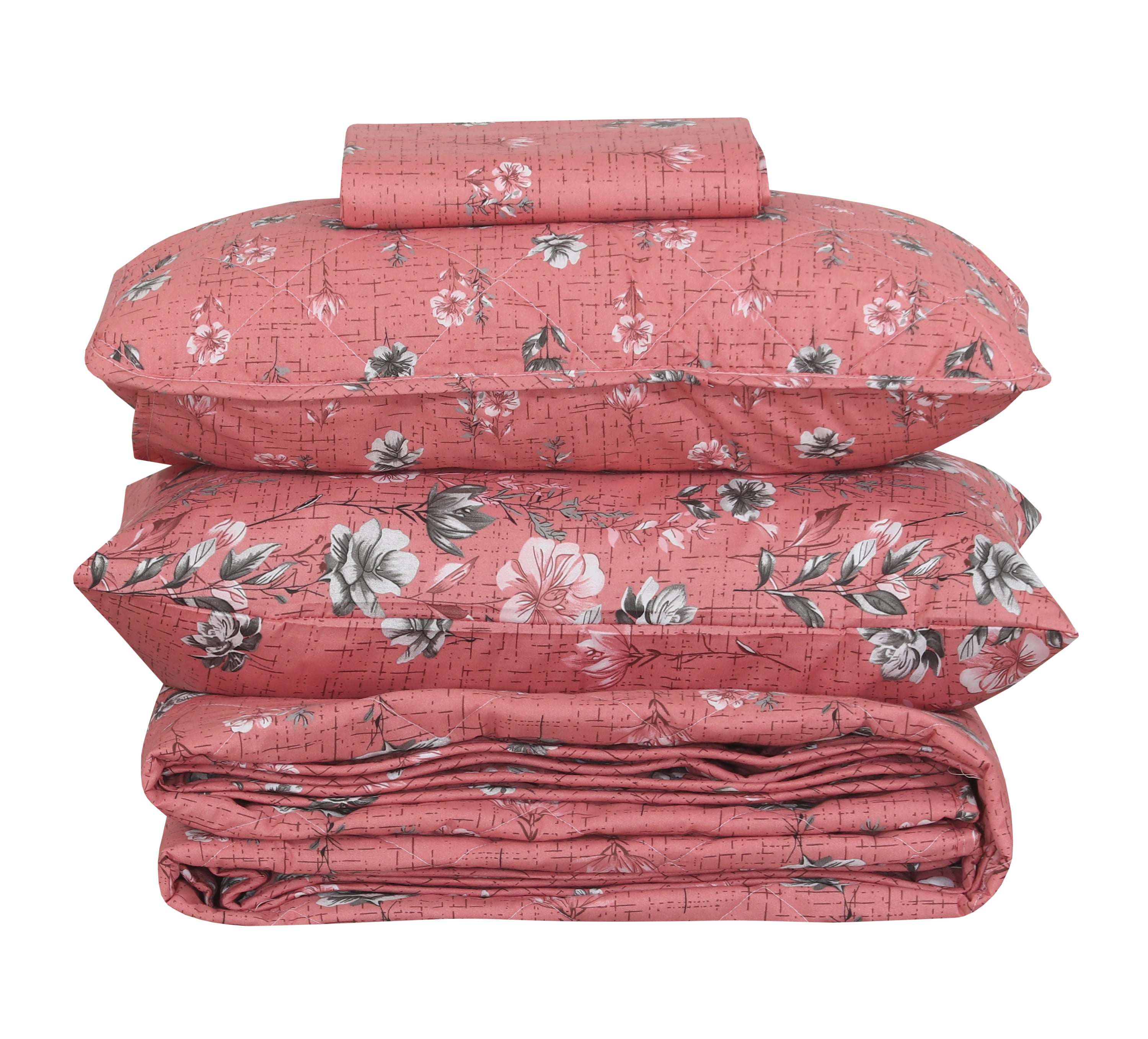 Quilted Comforter Set 6 Pcs Design 1005