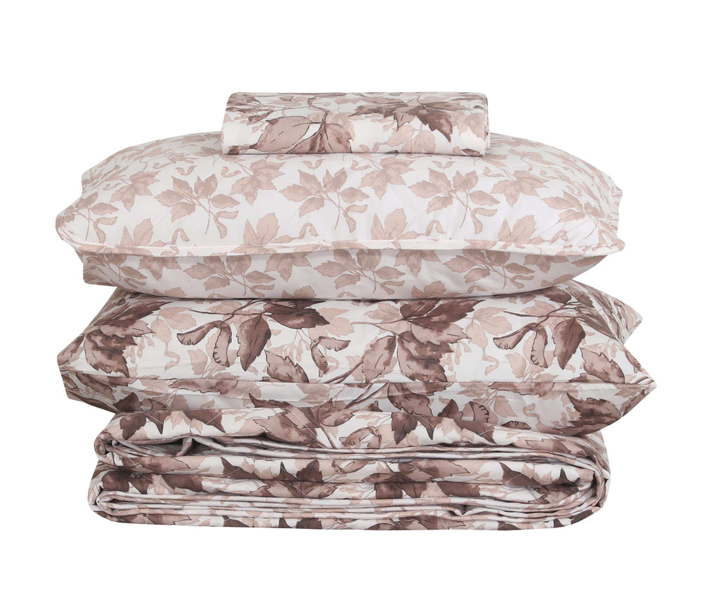 Quilted Comforter Set 6 Pcs Design 1006