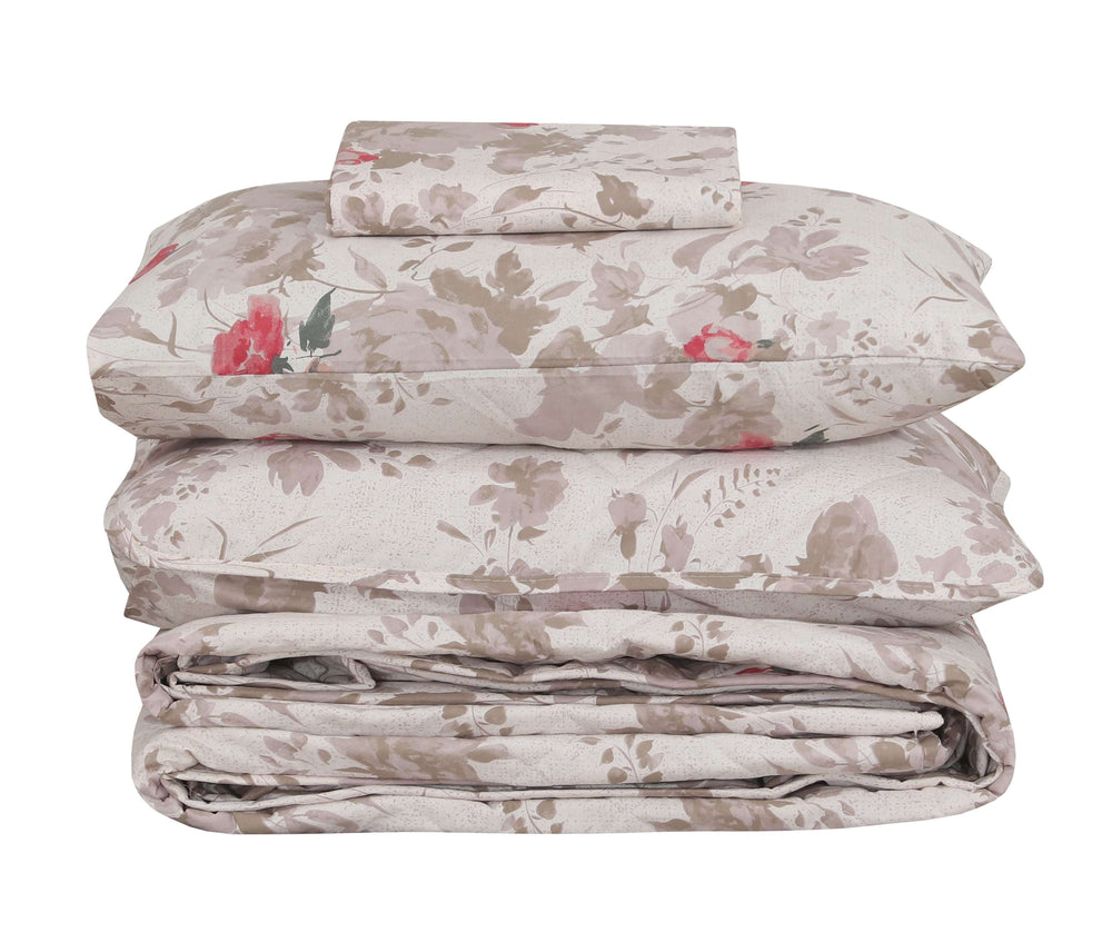 Quilted Comforter Set 6 Pcs Design 1011