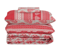 Quilted Comforter Set 6 Pcs Design 1014