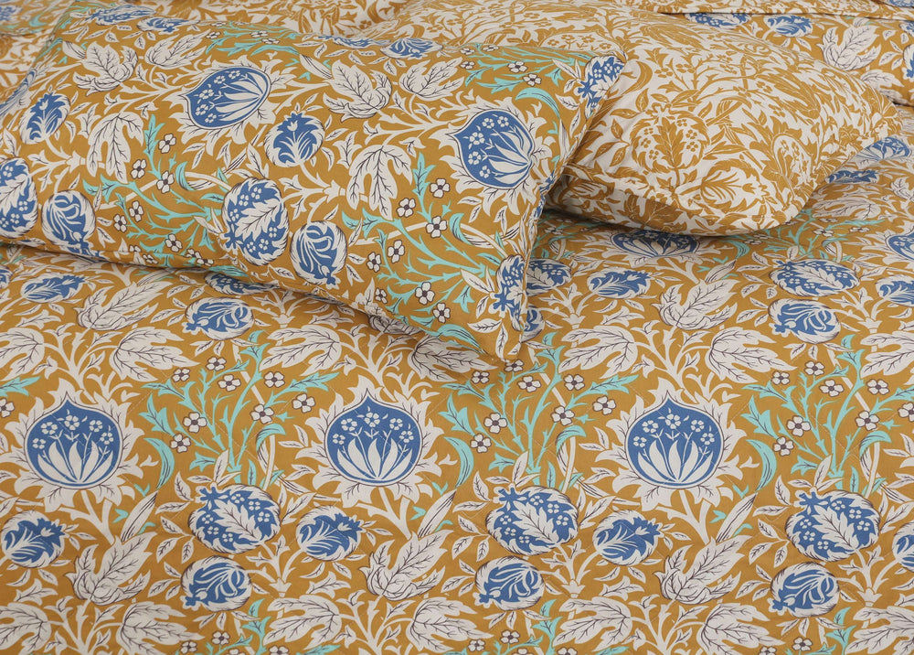 Quilted Comforter Set 6 Pcs Design 1015