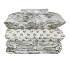 Quilted Comforter Set 6 Pcs Design 1017