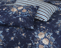 Quilted Comforter Set 6 Pcs Design 1019
