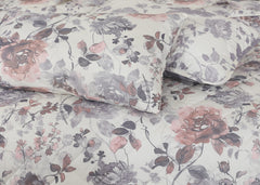 Quilted Comforter Set 6 Pcs Design 1018