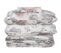 Quilted Comforter Set 6 Pcs Design 1018
