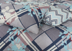 Quilted Comforter Set 6 Pcs Design 1020