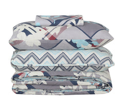 Quilted Comforter Set 6 Pcs Design 1020