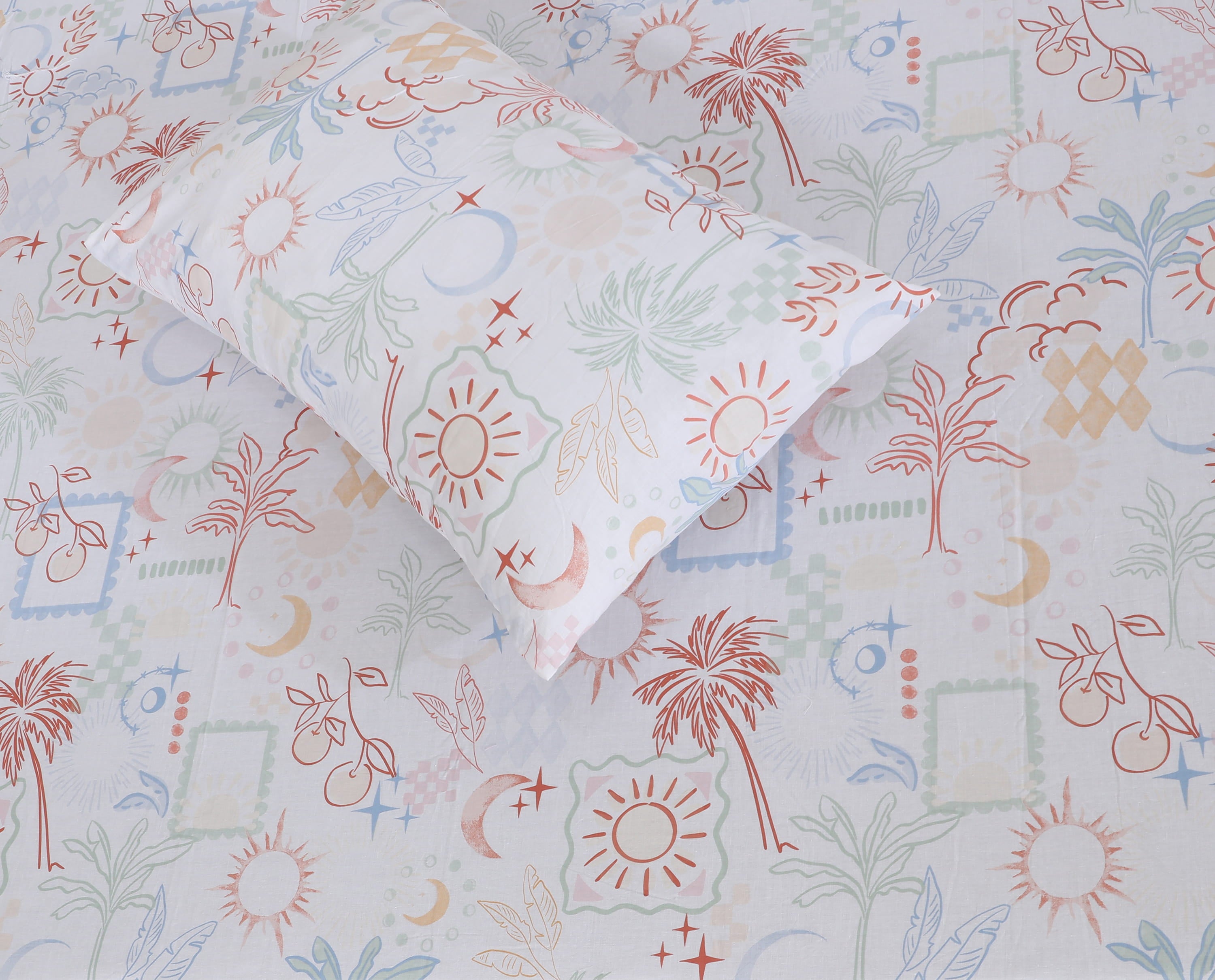 Fitted Double Bed Sheet DS# 411