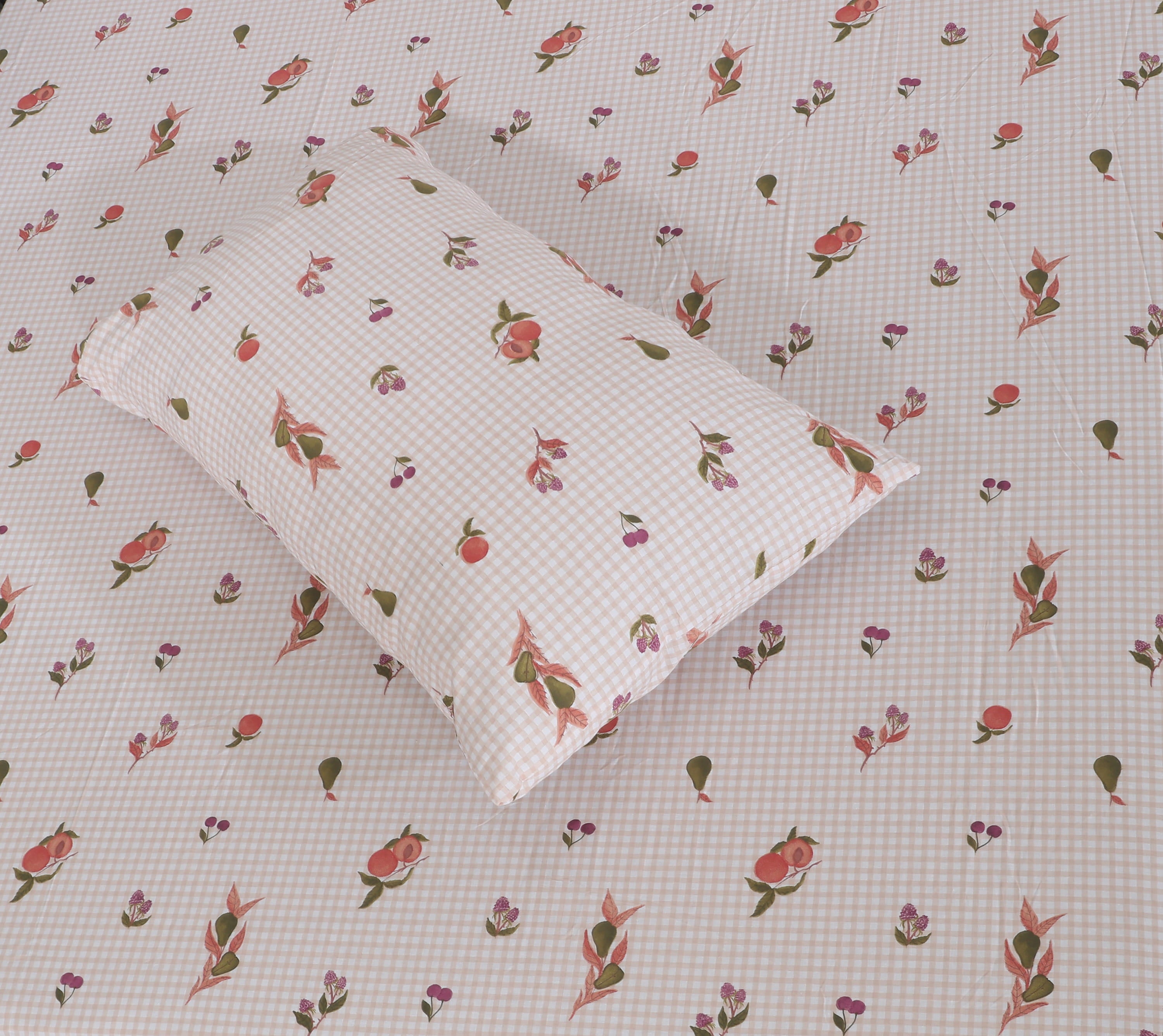 Fitted Double Bed Sheet DS# 416