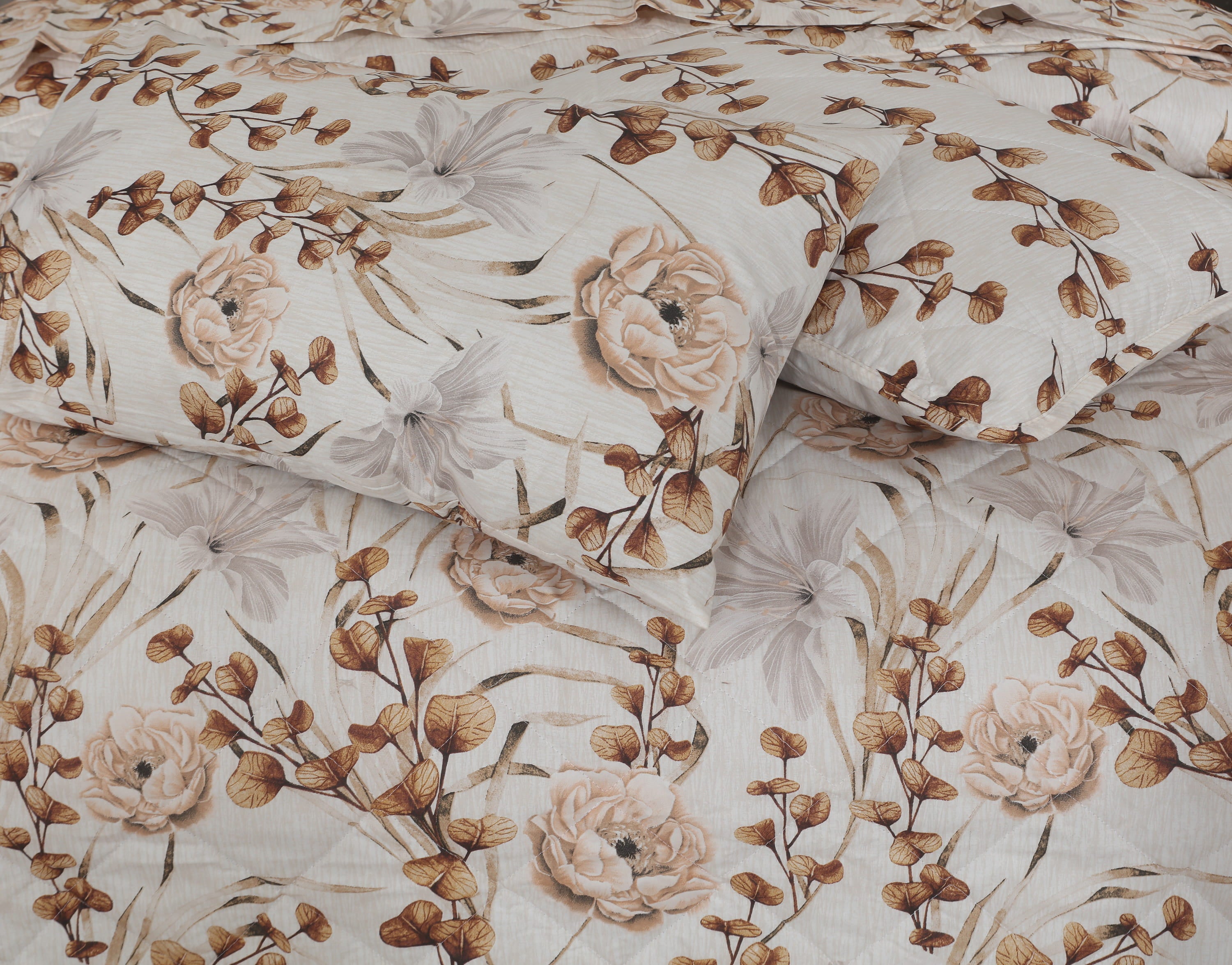 Quilted Comforter Set 6 Pcs Design 1042