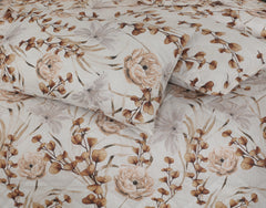 Quilted Comforter Set 6 Pcs Design 1042