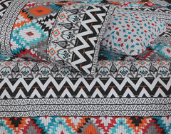 Quilted Comforter Set 6 Pcs Design 1030