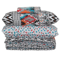 Quilted Comforter Set 6 Pcs Design 1030